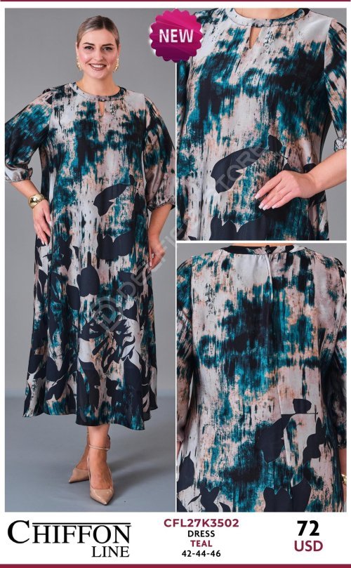 Платье NOVA NG (Turquoise, модель CFL27K3502) оптом