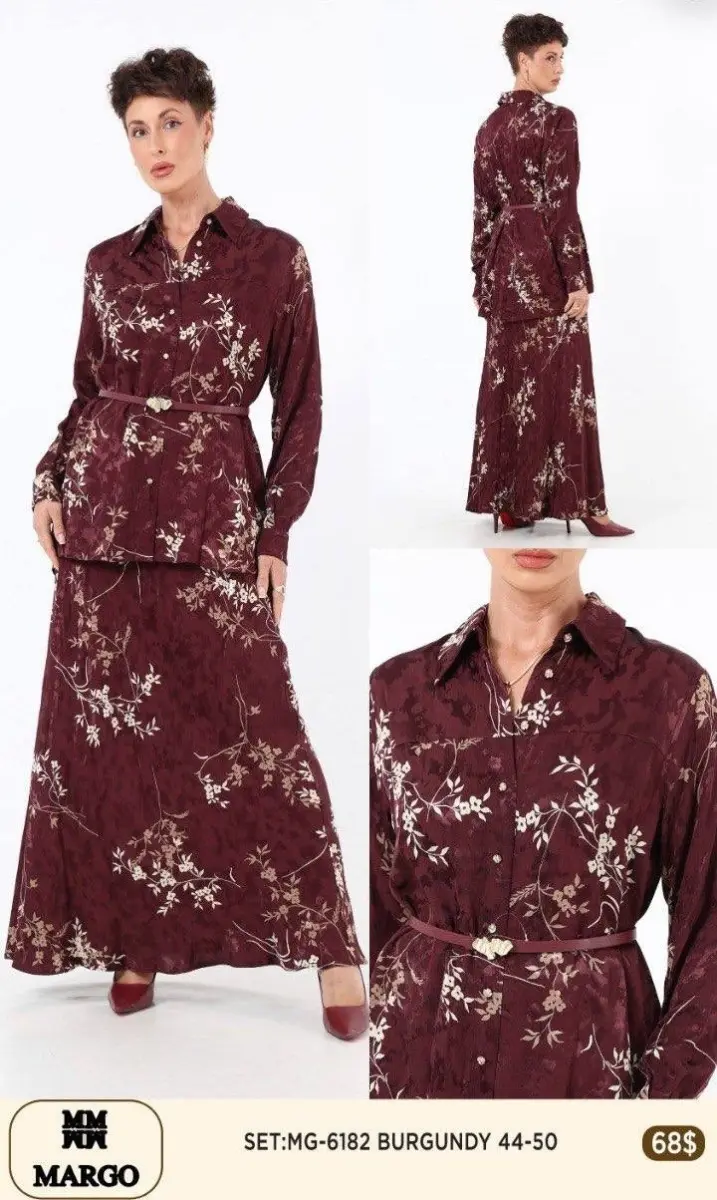 Костюмы и комплекты Nuova Stella (Burgundy, модель 6182) оптом