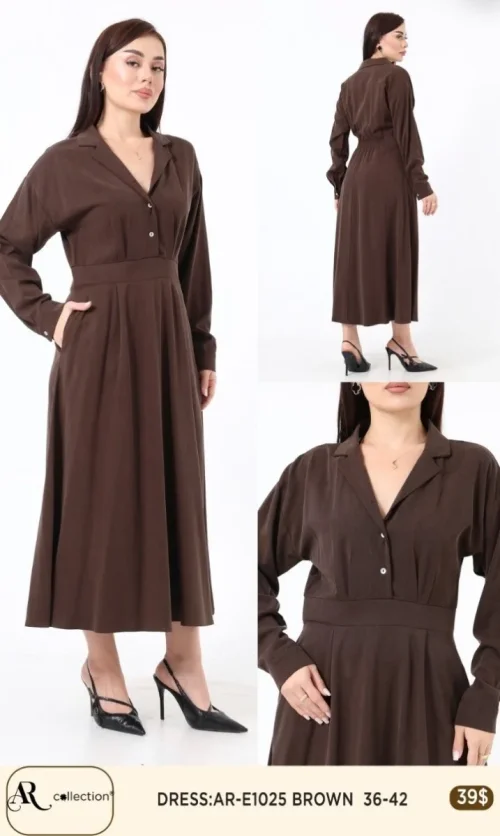 Платье Nuova Stella (Brown, модель AR-E1025) оптом