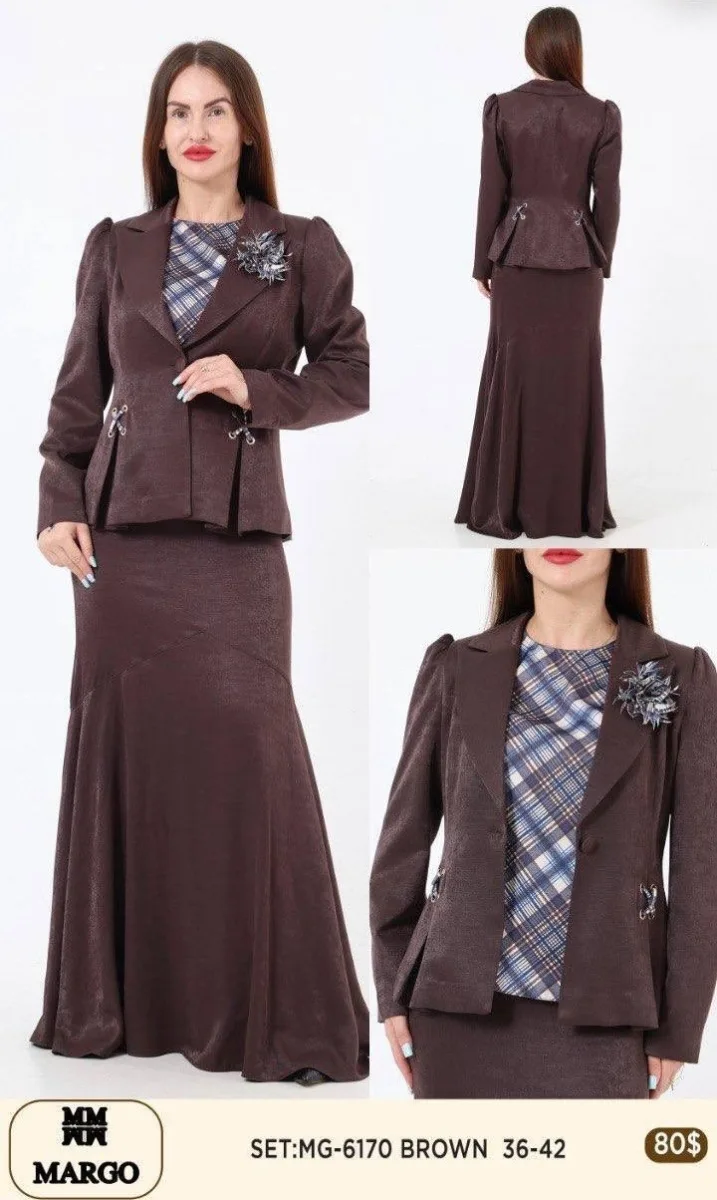 Костюмы и комплекты Nuova Stella (Brown, модель 6170) оптом