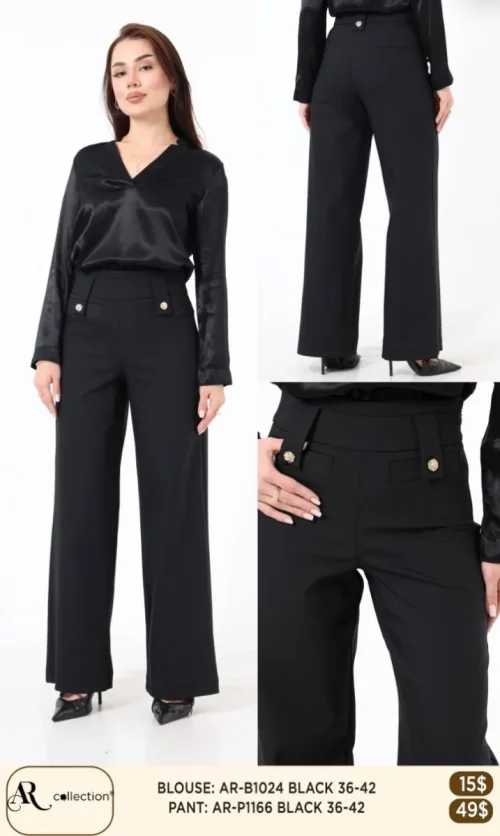 Брюки Nuova Stella (Black, модель AR-P1166) оптом