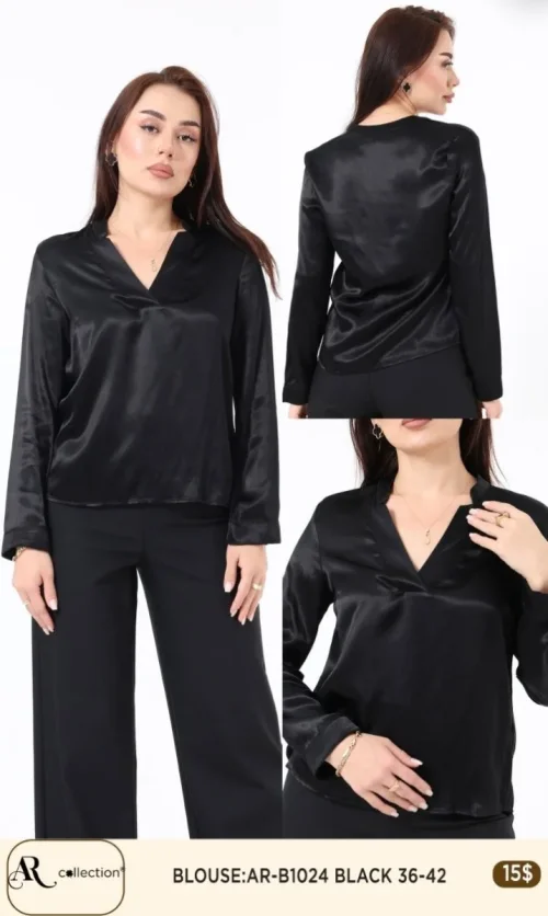 Блузка Nuova Stella (Black, модель AR-B1024) оптом