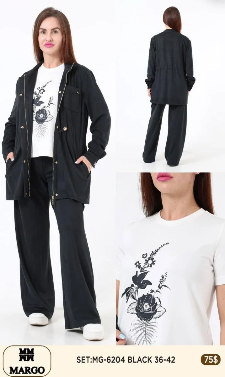 Костюмы и комплекты Nuova Stella (Black, модель 6204) оптом