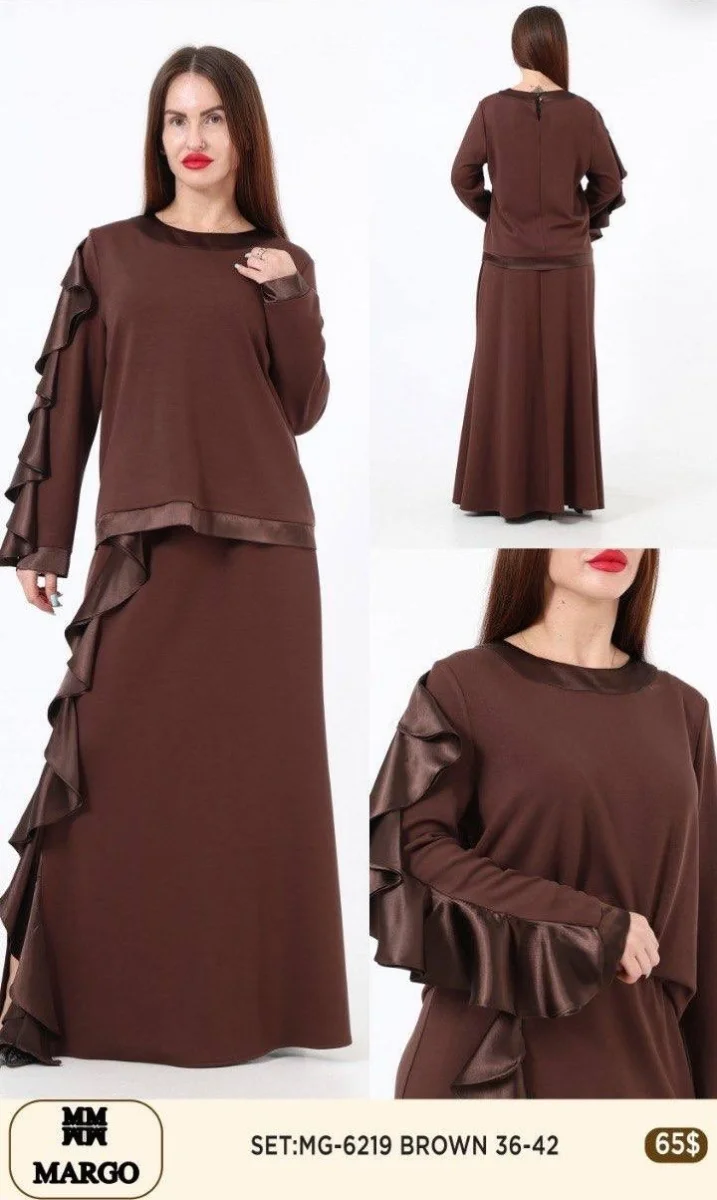 Костюмы и комплекты Nuova Stella (Brown, модель 6219) оптом