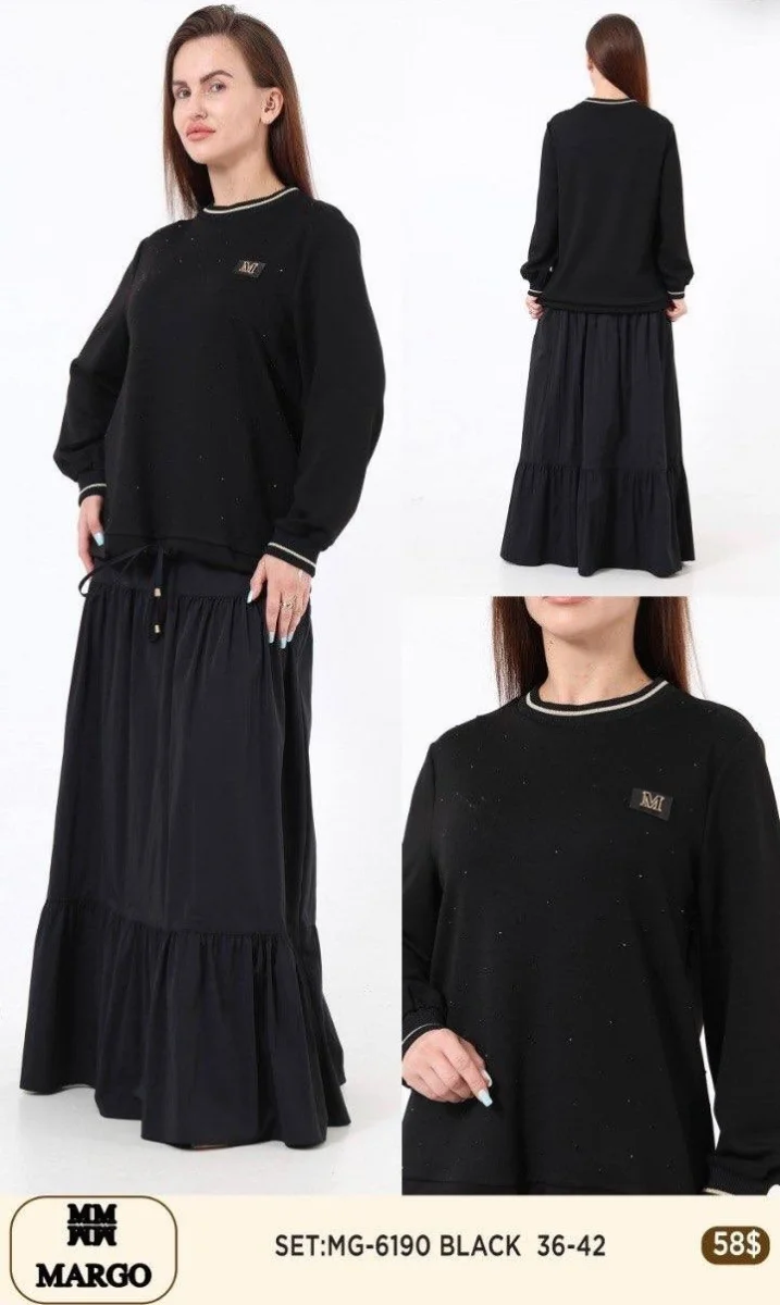 Костюмы и комплекты Nuova Stella (Black, модель 6190) оптом
