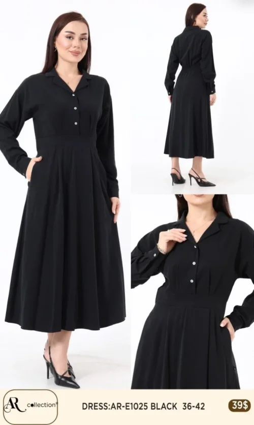 Платье Nuova Stella (Black, модель AR-E1025) оптом