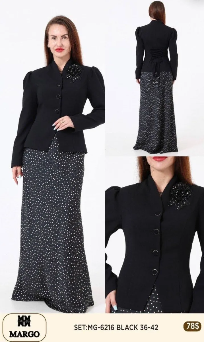 Костюмы и комплекты Nuova Stella (Black, модель 6216) оптом