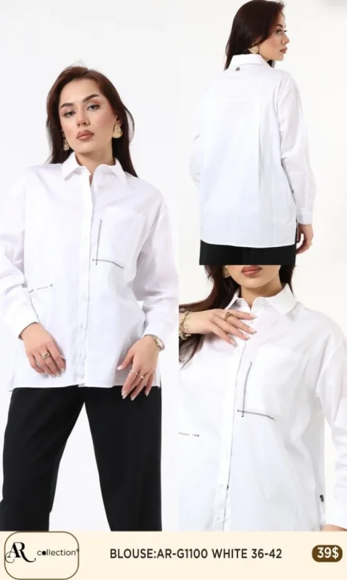 Блузка Nuova Stella (White, модель AR-G1100) оптом