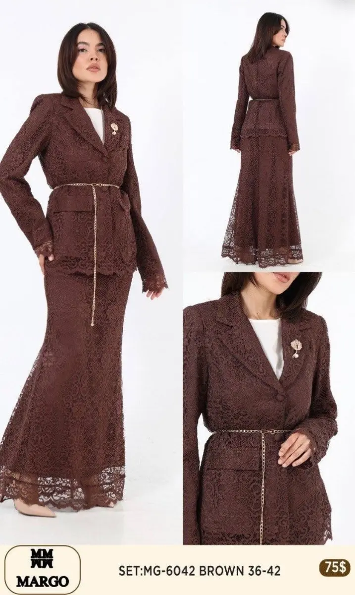 Костюмы и комплекты Nuova Stella (Brown, модель 6042) оптом