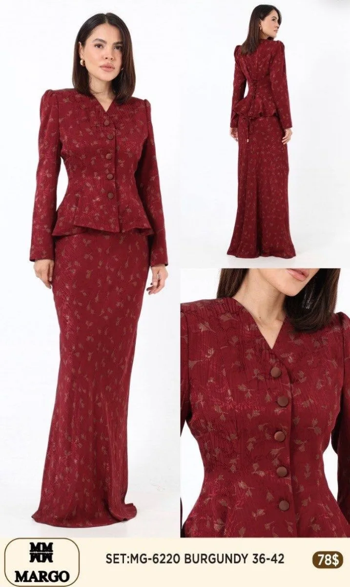 Костюмы и комплекты Nuova Stella (Burgundy, модель 6220) оптом