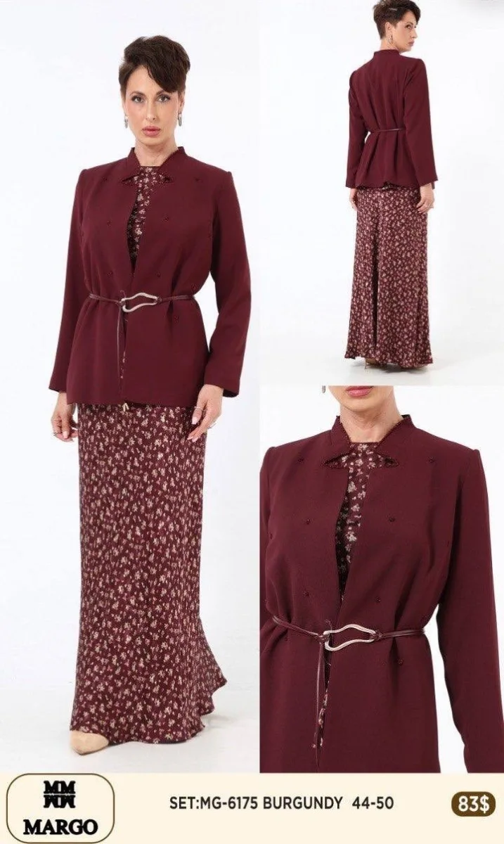 Костюмы и комплекты Nuova Stella (Burgundy, модель 6175) оптом