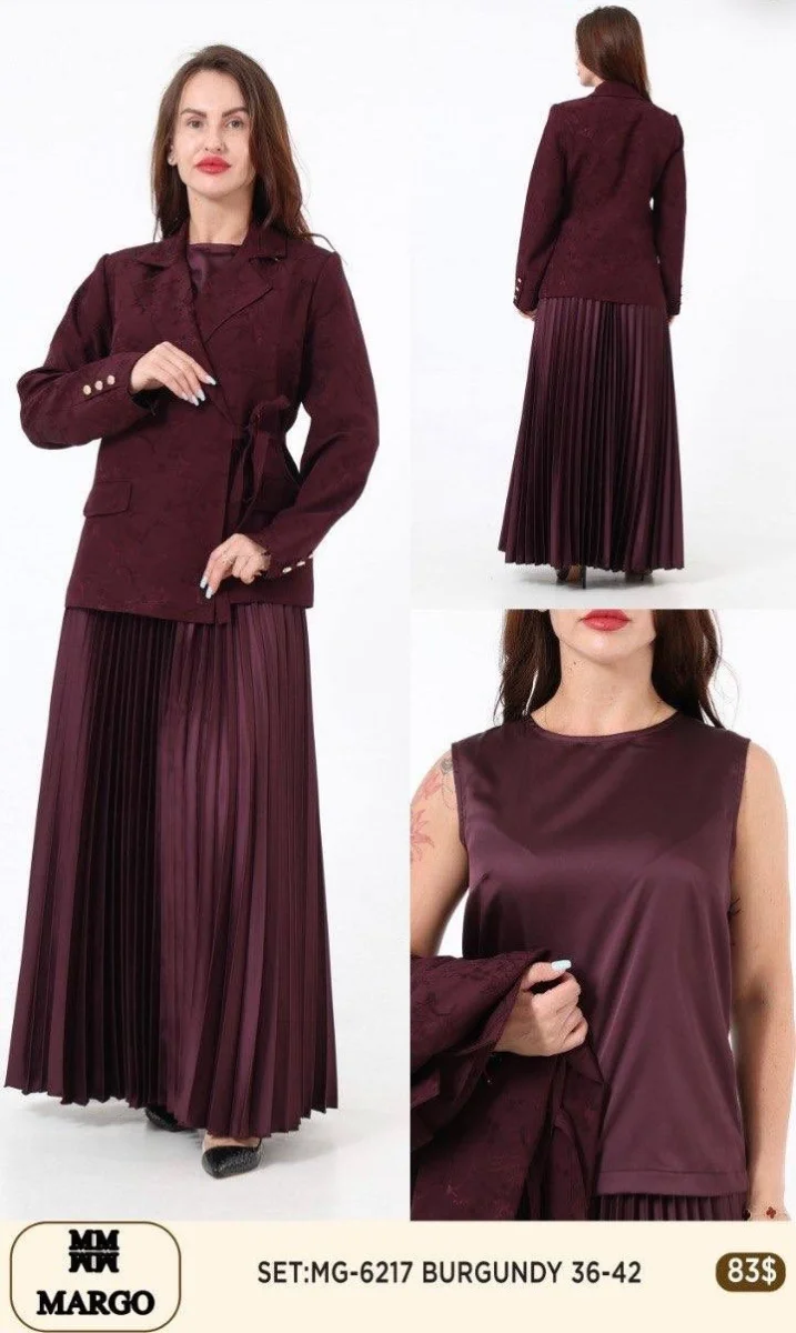 Костюмы и комплекты Nuova Stella (Burgundy, модель 6217) оптом