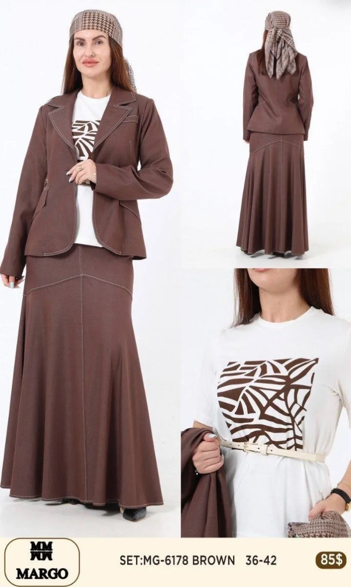 Костюмы и комплекты Nuova Stella (Brown, модель 6178) оптом