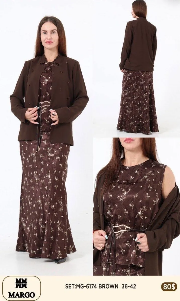 Костюмы и комплекты Nuova Stella (Brown, модель 6174) оптом