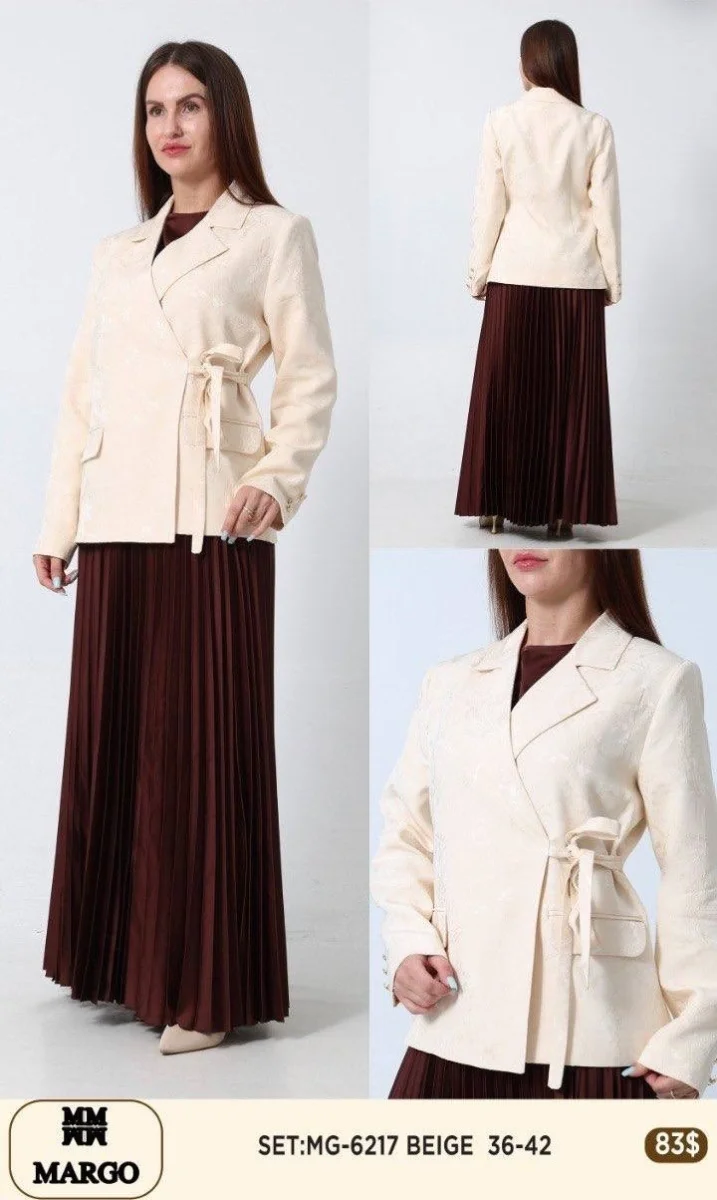 Костюмы и комплекты Nuova Stella (Beige, модель 6217) оптом