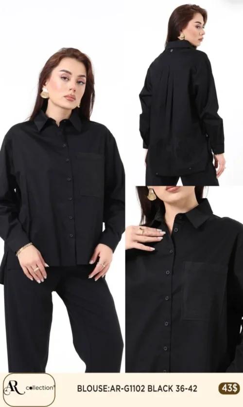 Блузка Nuova Stella (Black, модель AR-G1102) оптом
