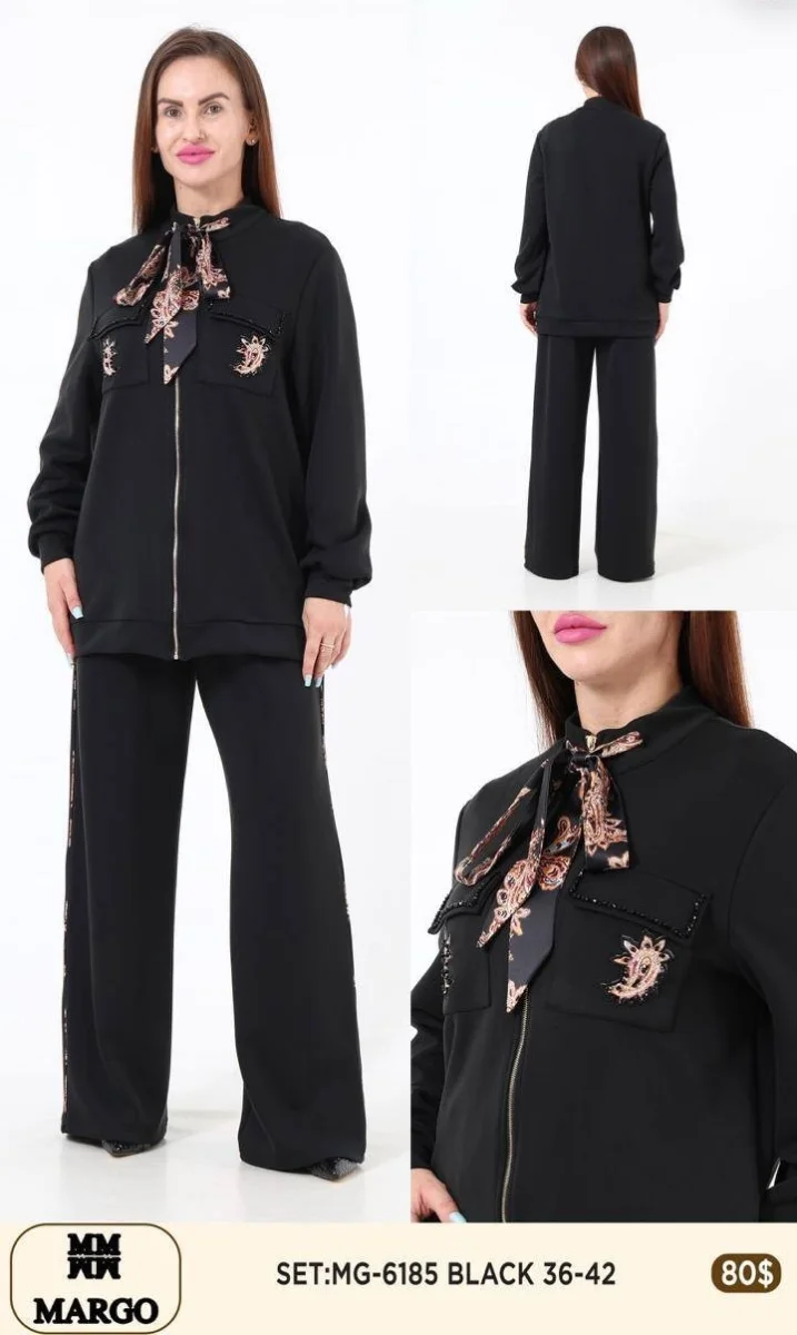 Костюмы и комплекты Nuova Stella (Black, модель 6185) оптом