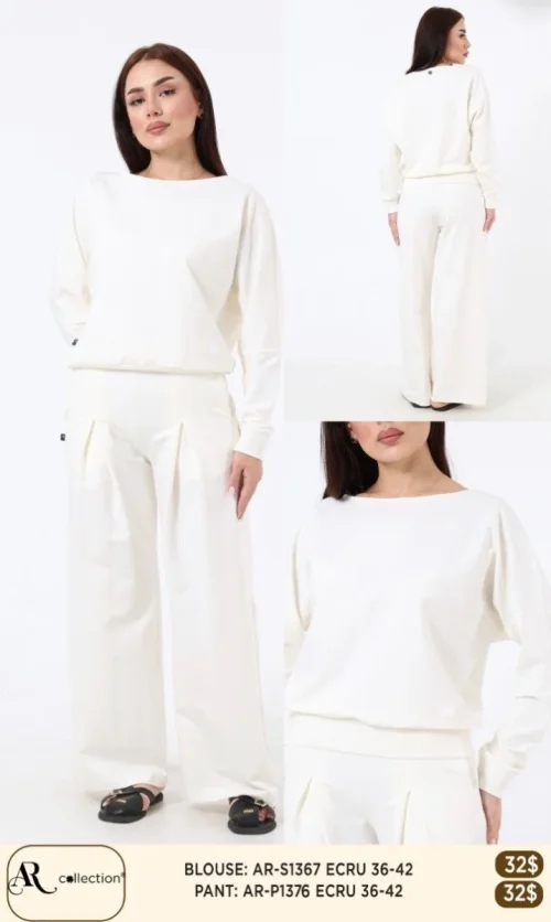Блузка Nuova Stella (Cream, модель AR-S1367) оптом