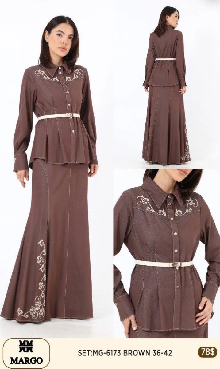 Костюмы и комплекты Nuova Stella (Brown, модель 6173) оптом