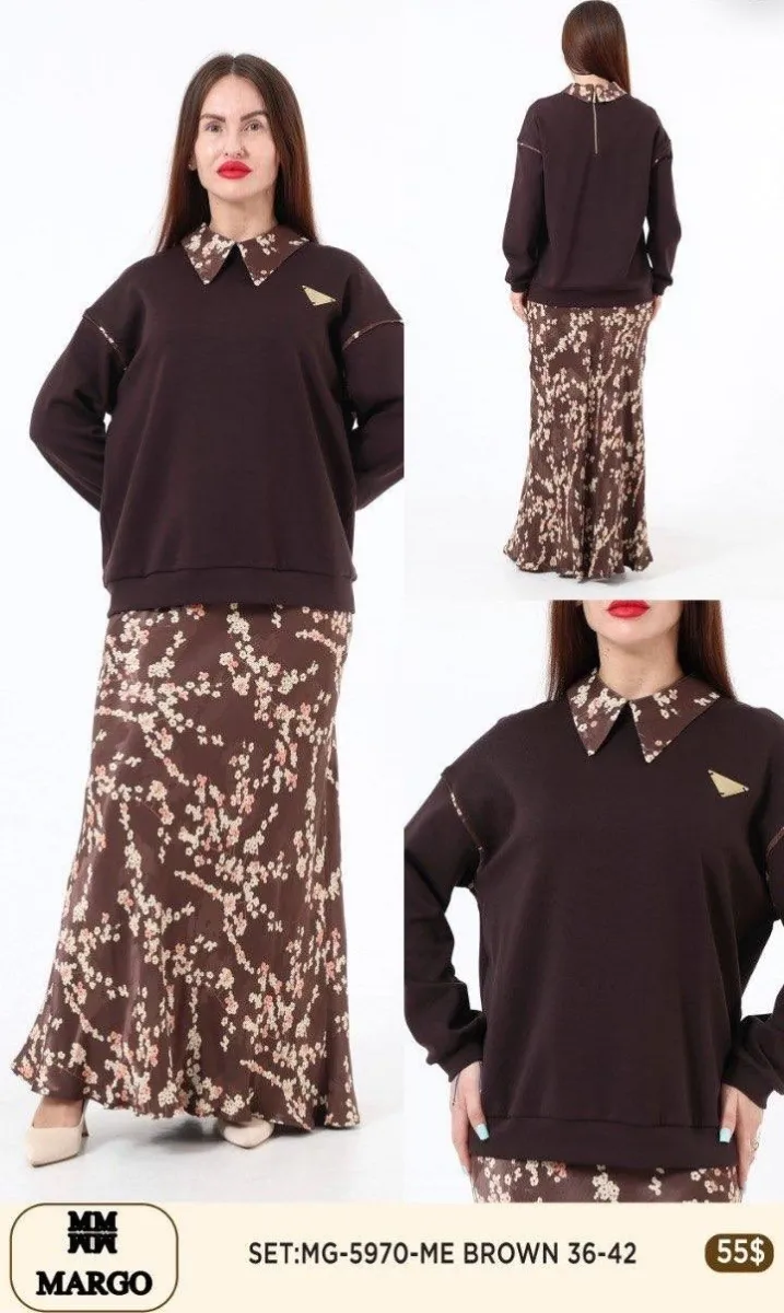 Костюмы и комплекты Nuova Stella (Brown, модель 5970) оптом