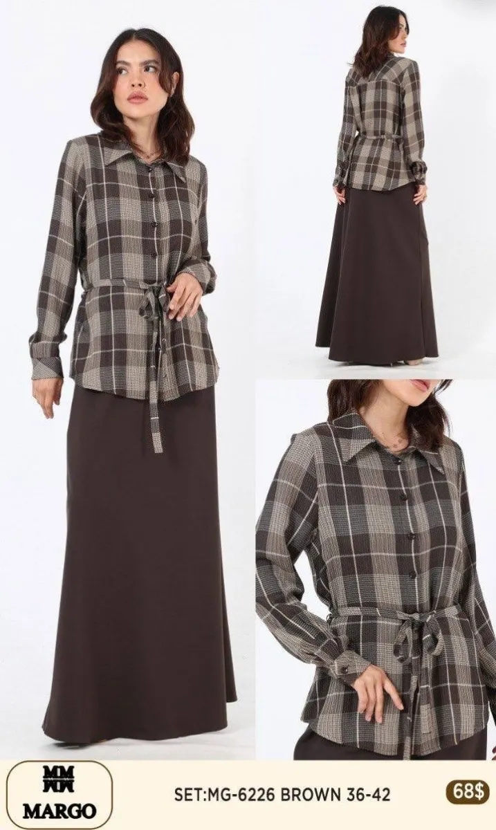 Костюмы и комплекты Nuova Stella (Brown, модель 6226) оптом