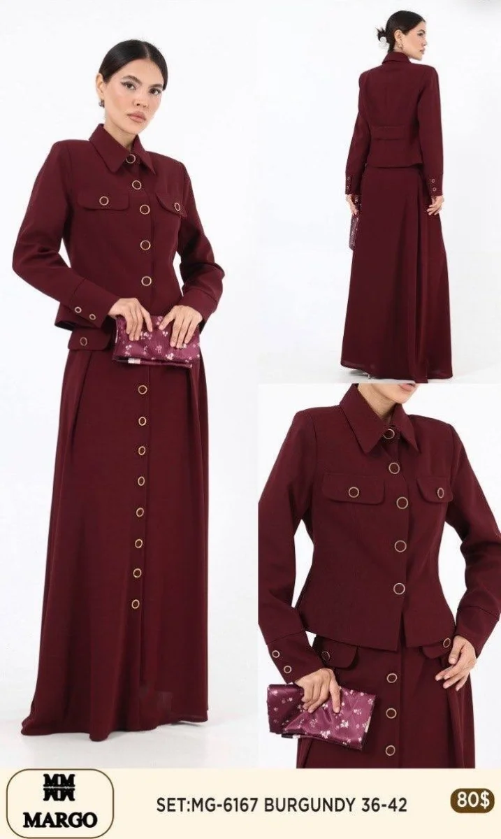 Костюмы и комплекты Nuova Stella (Burgundy, модель 6167) оптом