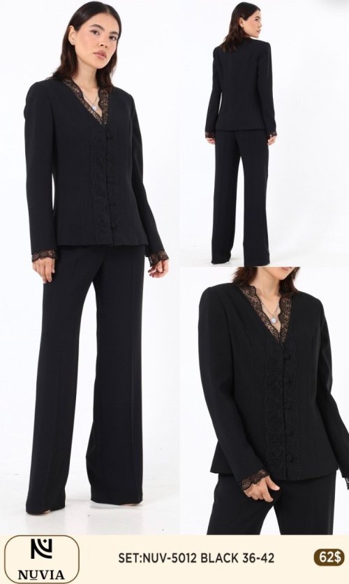 Костюмы и комплекты NUVIA (Black, модель NUV-5012) оптом
