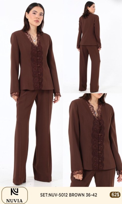 Костюмы и комплекты NUVIA (Brown, модель NUV-5012) оптом
