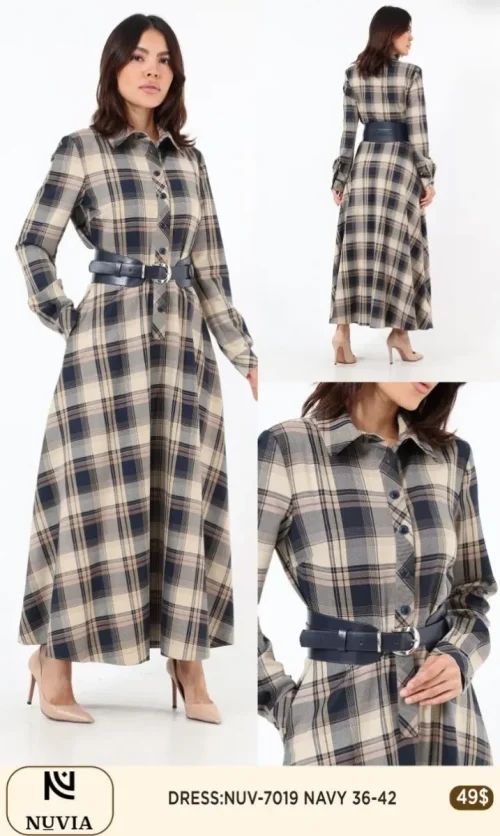 Платье NUVIA (Navy, модель 7019) оптом