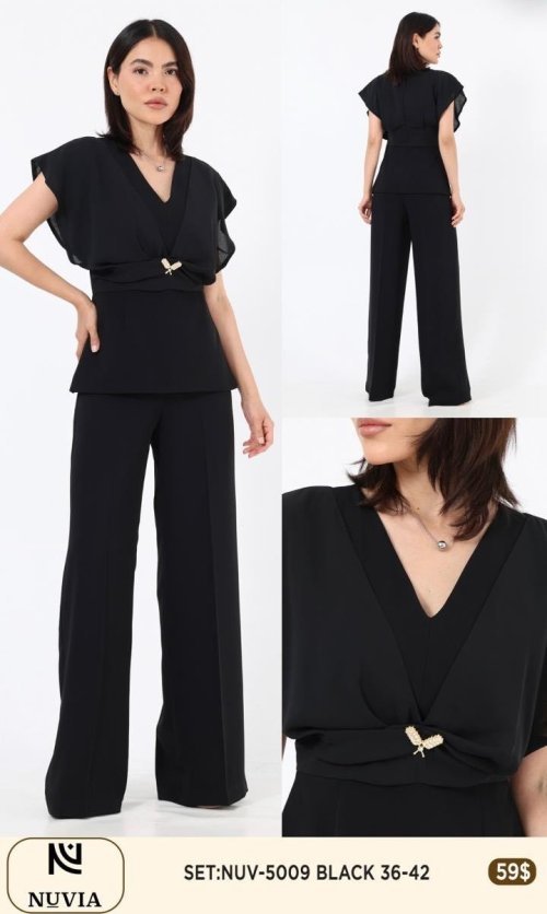 Костюмы и комплекты NUVIA (Black, модель NUV-5009) оптом