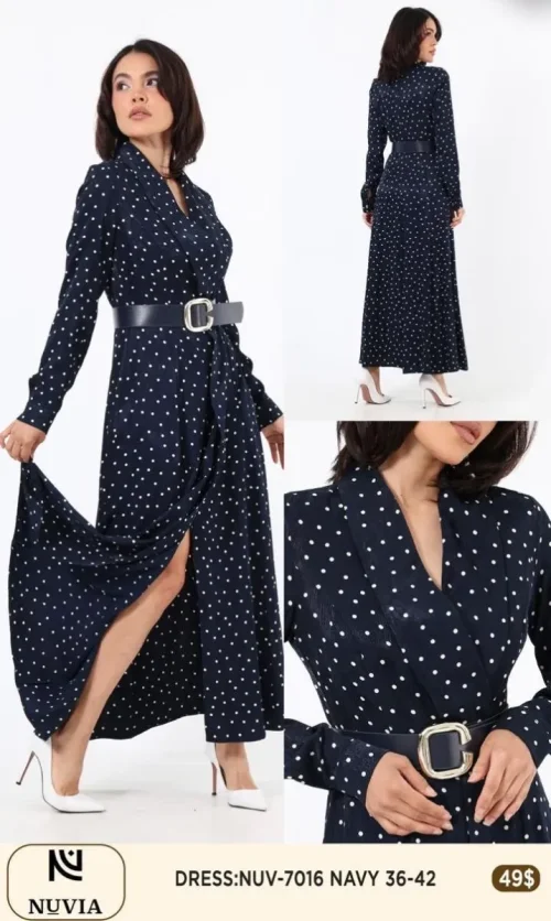 Платье NUVIA (Navy, модель 7016) оптом
