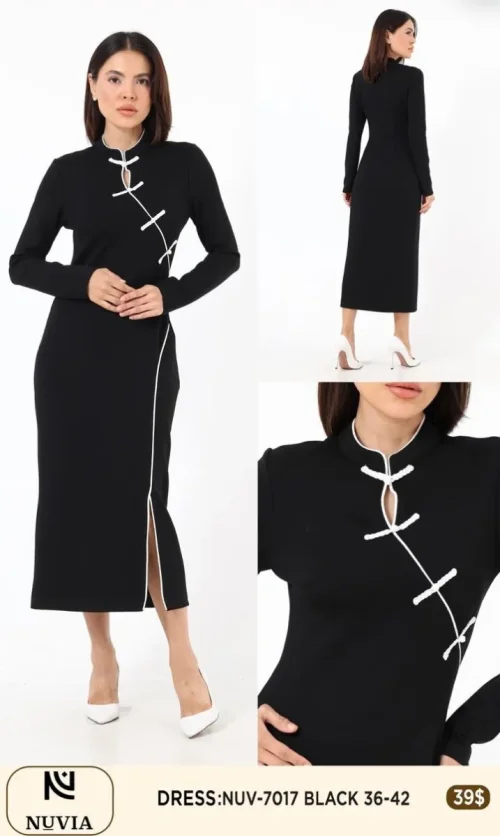 Платье NUVIA (Black, модель 7017) оптом