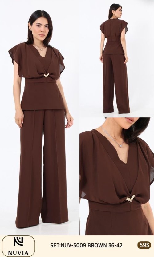 Костюмы и комплекты NUVIA (Brown, модель NUV-5009) оптом