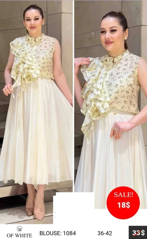 Блузка OF WHITE (модель 1084) оптом