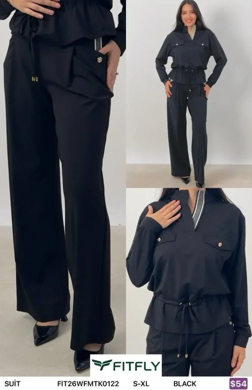 Костюмы и комплекты Onno (Black, модель FIT26WFMTK0122) оптом