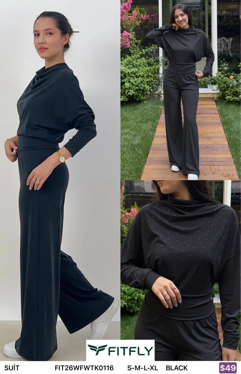 Костюмы и комплекты Onno (Black, модель FIT26WFWTK0116) оптом