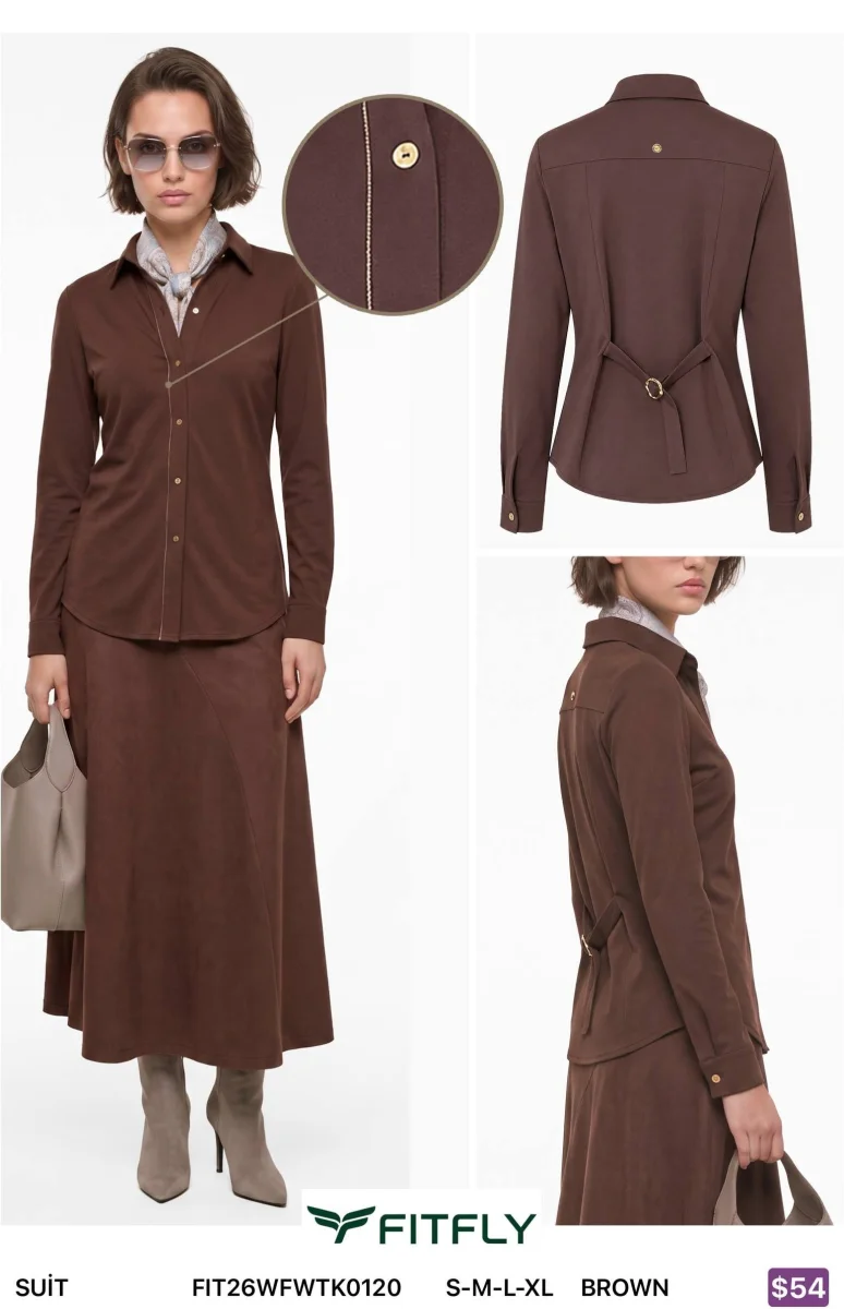 Костюмы и комплекты Onno (Brown, модель FIT26WFWTK0120) оптом