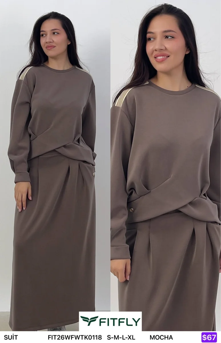 Костюмы и комплекты Onno (Brown, модель FIT26WFWTK0118) оптом