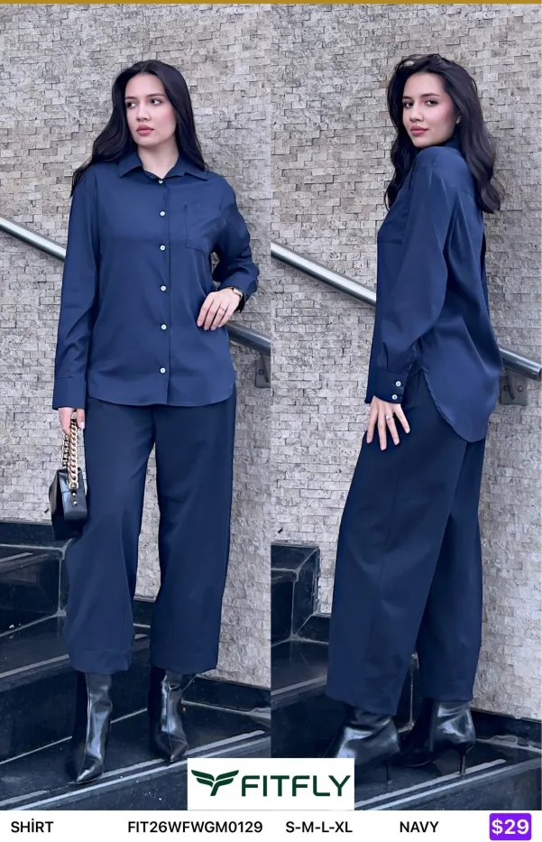 Рубашка Onno (Navy, модель FIT26WFWGM0129) оптом