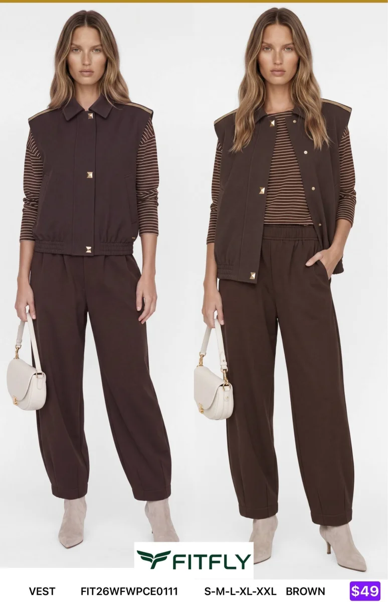 Жилет Onno (Brown, модель FIT26WFWPCE0111) оптом