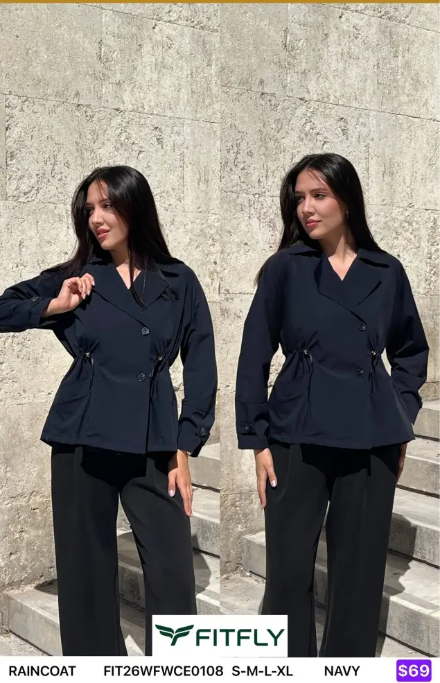 Пальто Onno (Navy, модель FIT26WFWCE0108) оптом