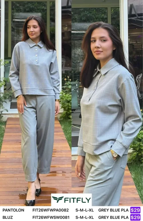 Блузка Onno (Gray, модель FIT26WFWSW0081) оптом