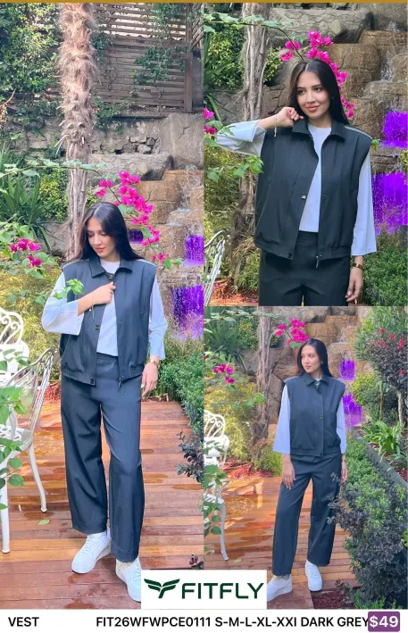 Жилет Onno (Dark gray, модель FIT26WFWPCE0111) оптом