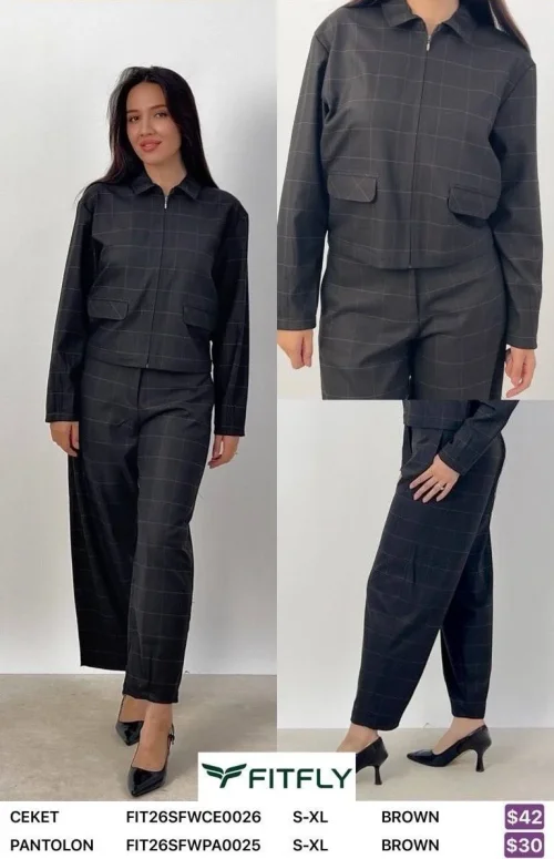 Брюки Onno (Brown, модель FIT26SFWPA0025) оптом
