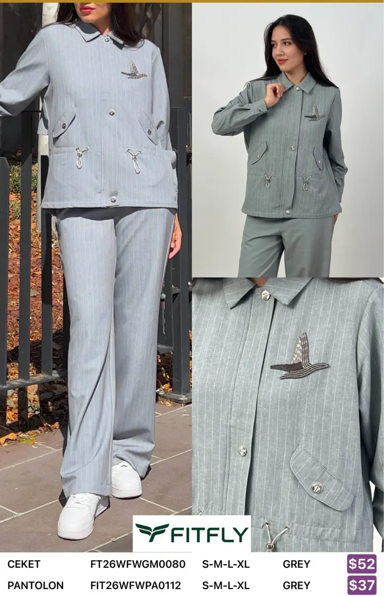 Брюки Onno (Gray, модель FIT26WFWPA0112) оптом