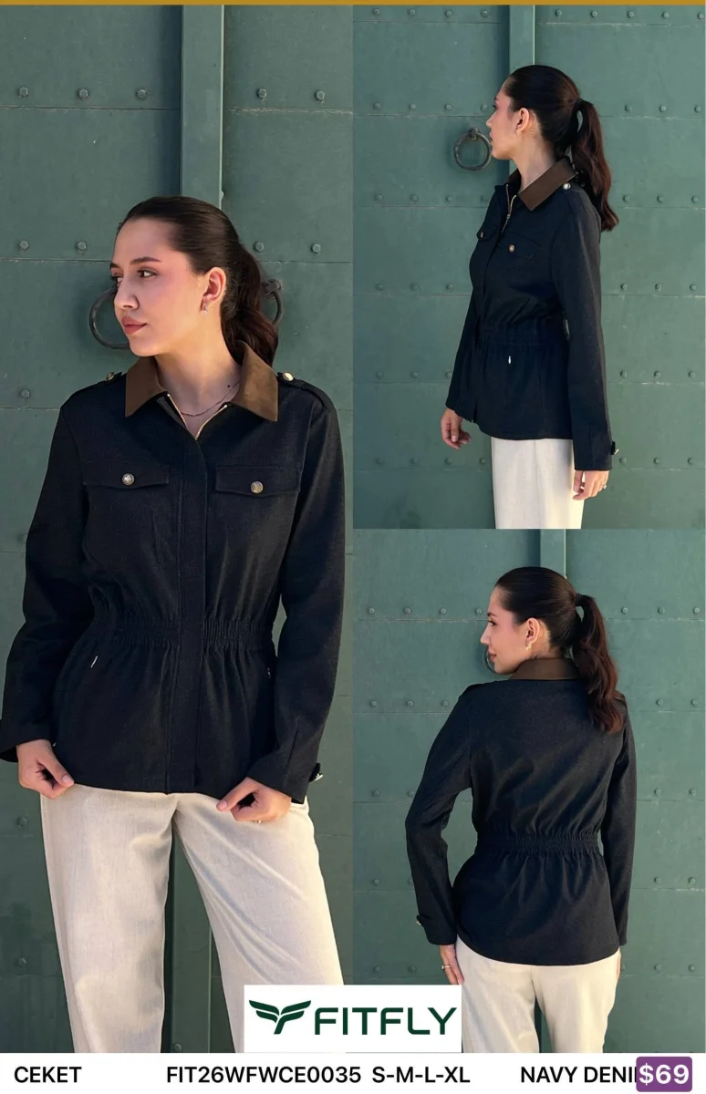 Жакет Onno (Navy, модель FIT26WFWCE0035) оптом