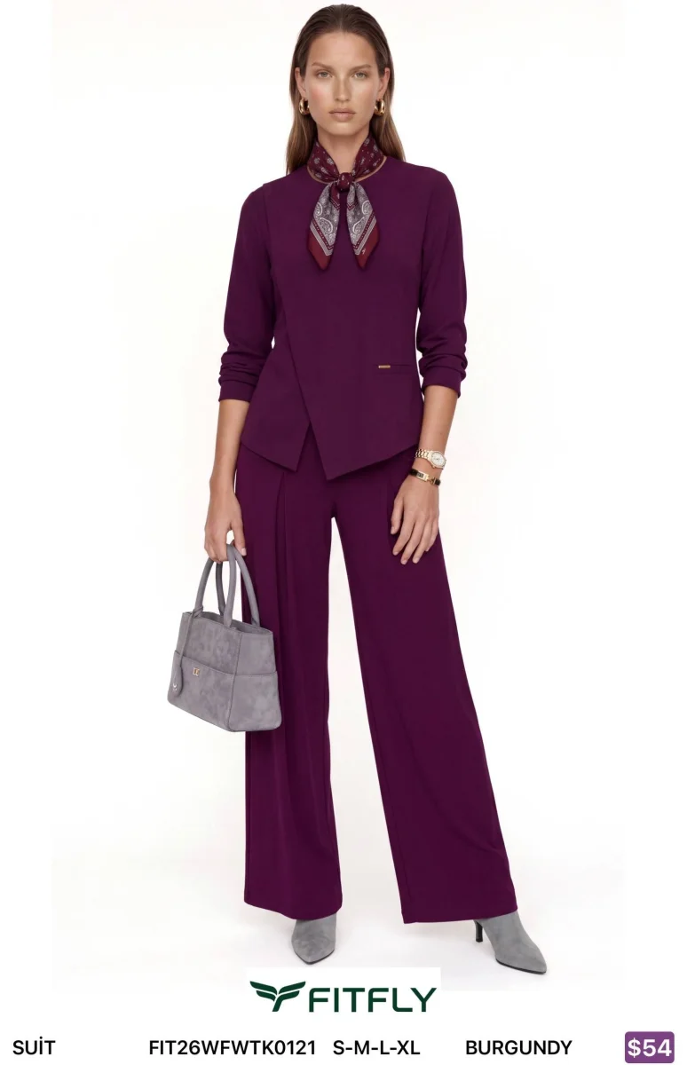 Костюмы и комплекты Onno (Burgundy, модель FIT26WFWTK0121) оптом