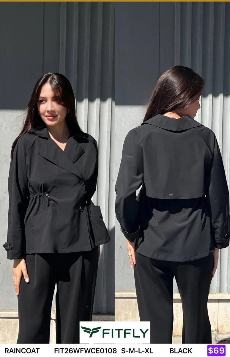 Пальто Onno (Black, модель FIT26WFWCE0108) оптом