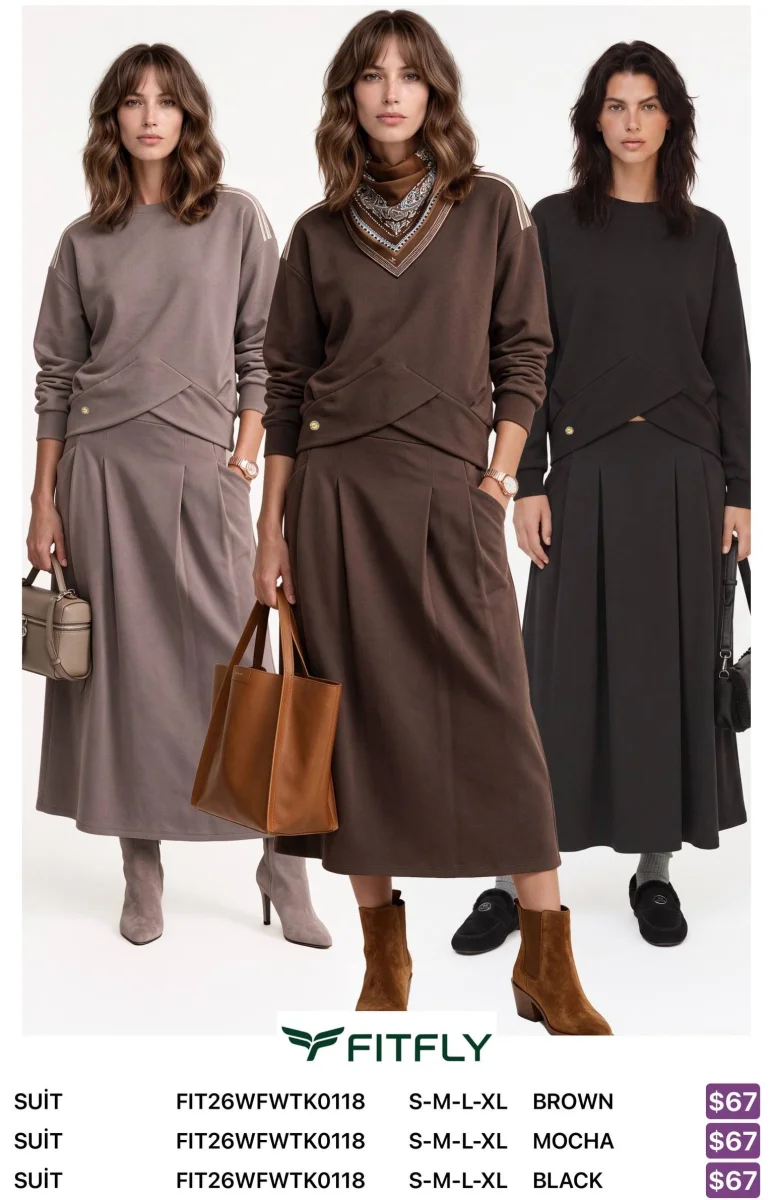 Костюмы и комплекты Onno (Brown, модель FIT26WFWTK0118) оптом