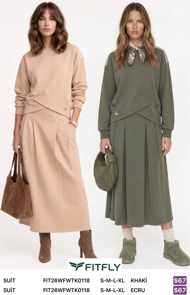 Костюмы и комплекты Onno (Olive, модель FIT26WFWTK0118) оптом